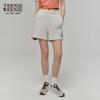 Teenie Weenie Women's Bear Logo Casual Elastic Waist Sweat Shorts