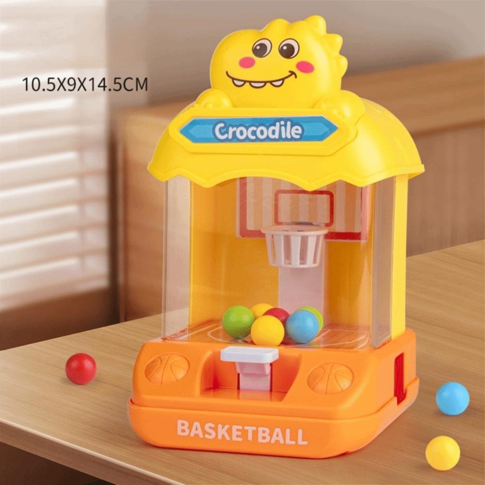 

Інтерактивний автомат для ловлі ляльок, автомат для хапання ляльок-качок, новий автомат з динозавровими кігтями, настільна гра темно-жовтий колір