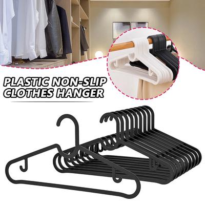 5/10pcs Clothes Hanger Clothes Drying Hanger With Hooks Anti Slip Clothing Rack For Household Wardrobe Organizer