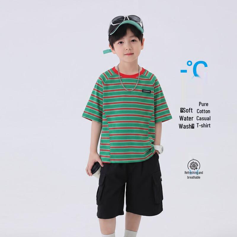 Boys  Summer Cotton Short-Sleeve Top 110