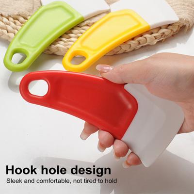 Spatola in silicone riutilizzabile antiaderente utensile da cucina con foro per appendere leggero raschietto per alimenti resistente al calore per la pulizia di padelle in ghisa