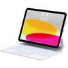 Etui Typecase Edge z klawiaturą do iPad  11" (A16) 2025 / iPad 10.9" 2022 biały