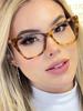Trendy Lightweight TR90 TR90 Vintage Cat Eye Anti-blue Light Eyeglasses Spectacle Frame Frame Ladies Latest Ultra-light Frame Glasses