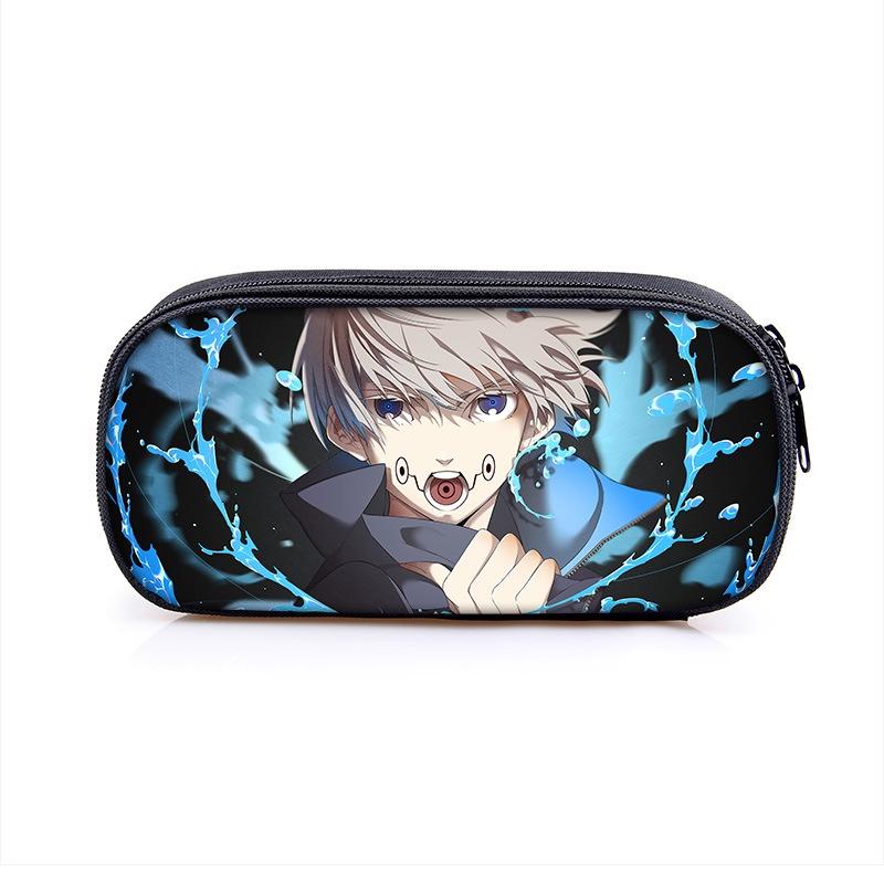 Jujutsu Kaisen Pencil Box With Large Capacity For Students And Makeup Essentials