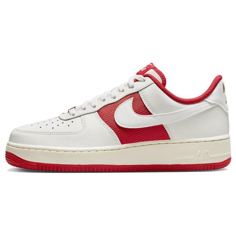 Nike Air Force 1 Low '07 LV8 Athletic Department Sail University Red Sneakers FN7439-133