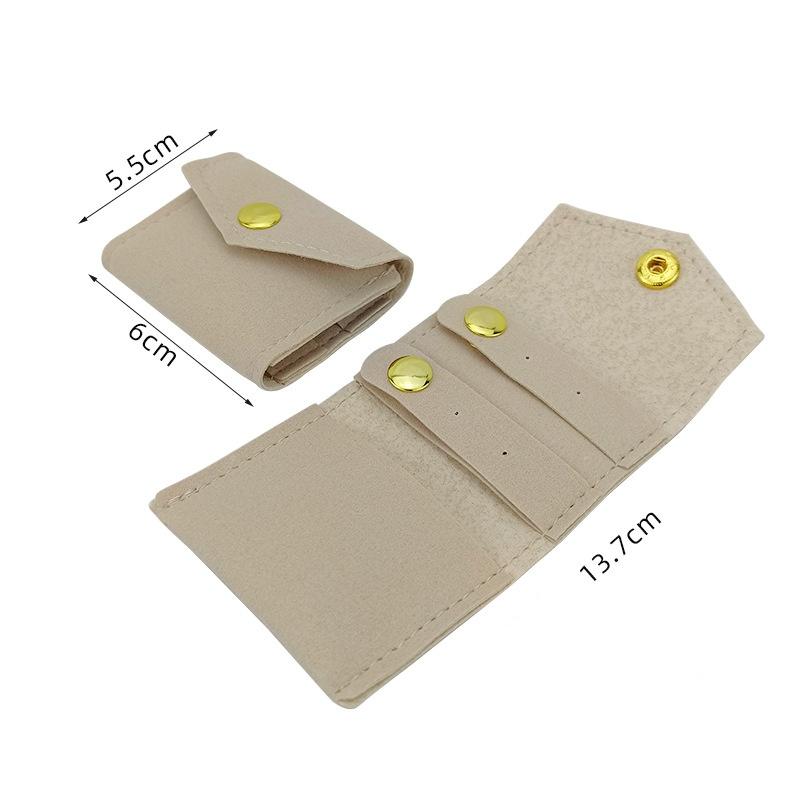 Mini Jewelry Organizer Multi-Functional Velvet Jewelry Bag Jewelry Storage Bag Portable Portable Necklace Ring Bag For Home Gift