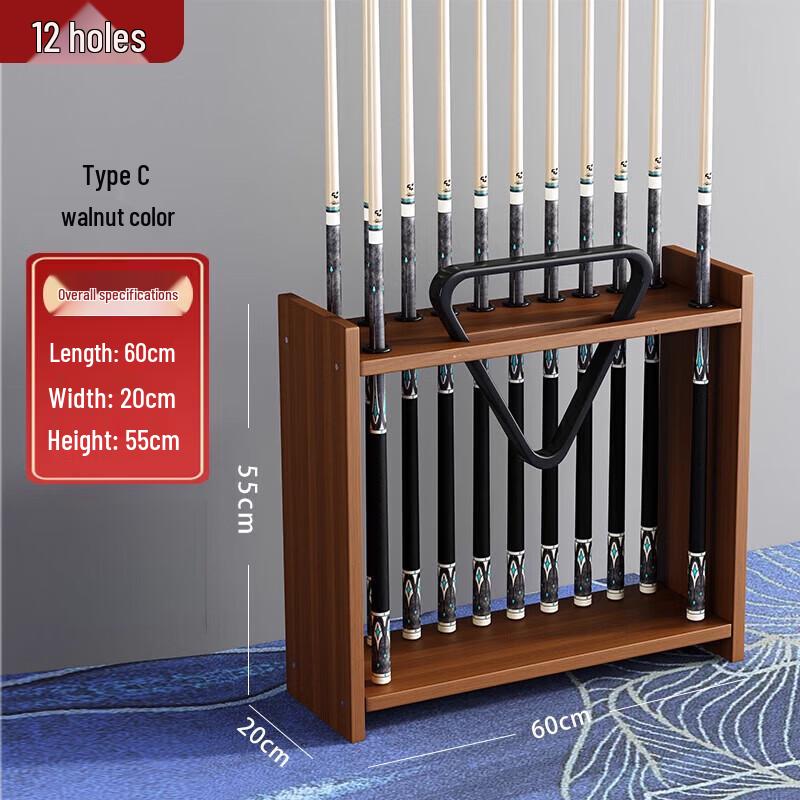 

Floor-Standing Billiard Cue Rack