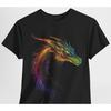 Dragon Drawing Colorful Animal Artwork Fantasy Dragon T Shirt