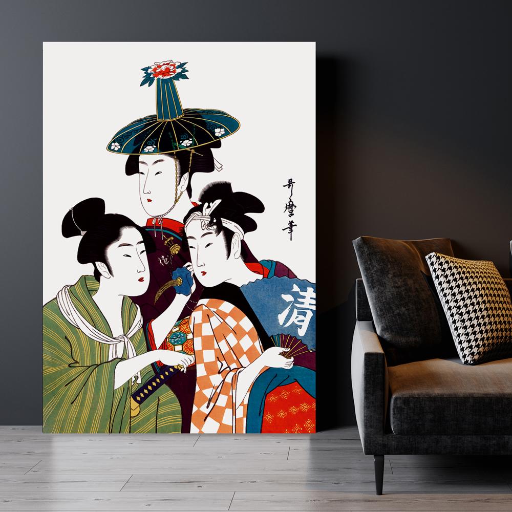 Poster Trio Japanese Paintings