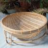 Cat Bed Bamboo Nest - All-Season, Cool Rattan Weave, Double Layer, Red Villa Design, Universal Fit