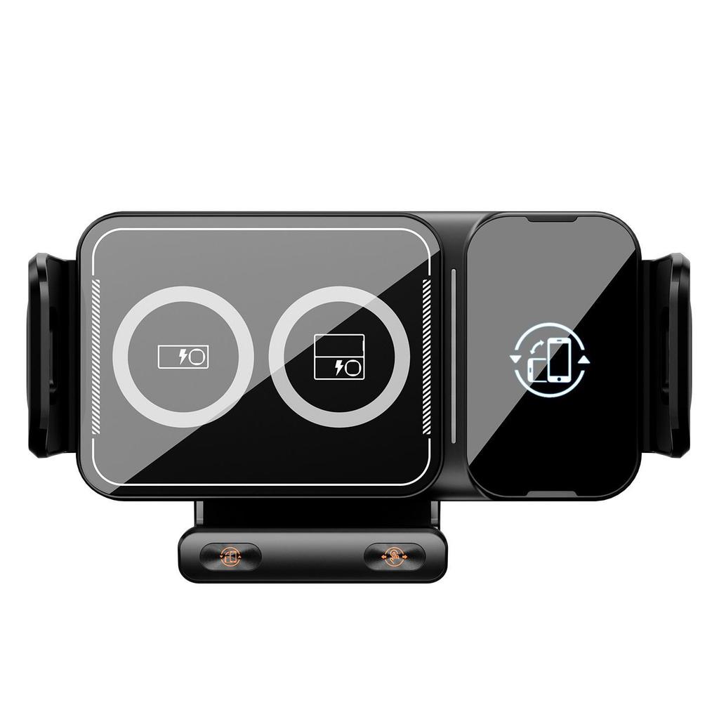 Foldable Car Phone Holder with Screen Bracket - 2026 Navigation Edition
