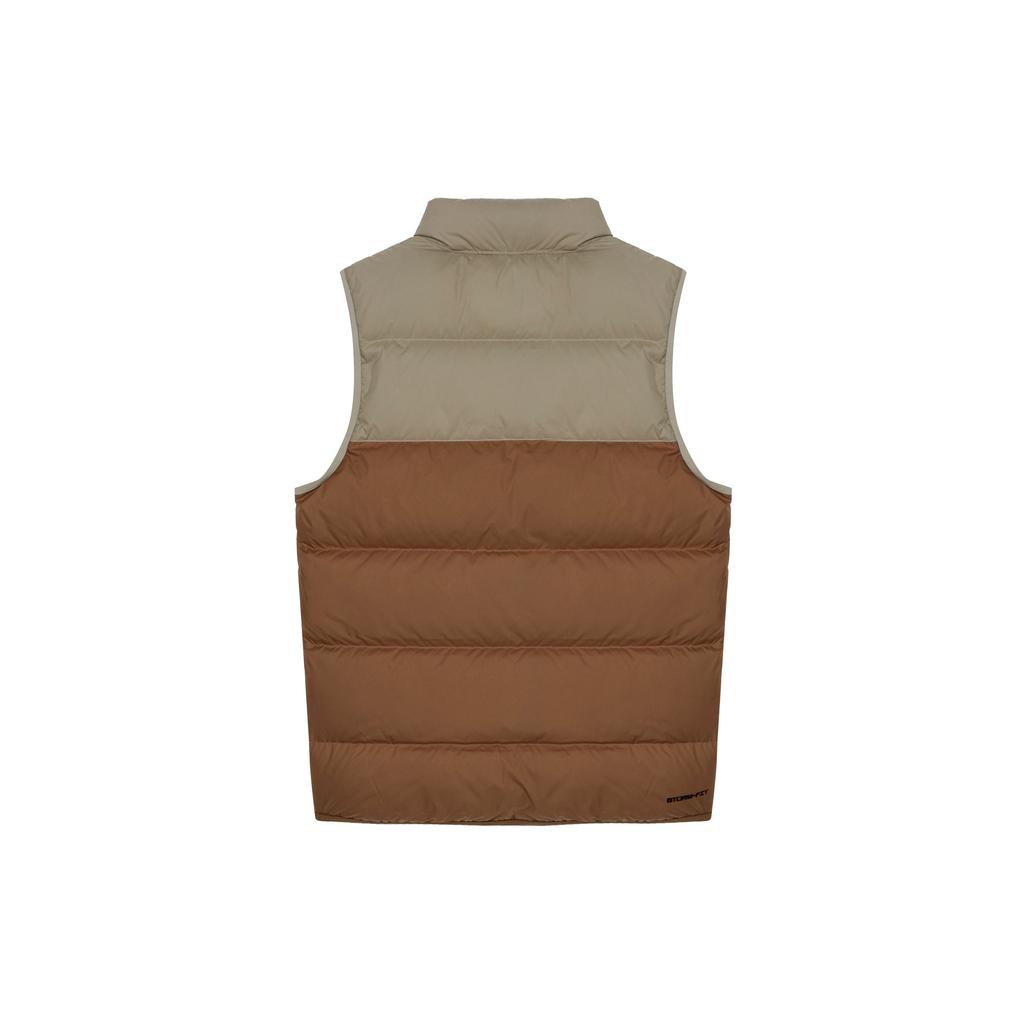 Nike Sportswear Storm-FIT Windrunner Outdoor Casual Sports Zip-Up Stand Collar Warm Down Vest Men Vest Khaki FB8184-248