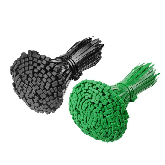 100 Pcs Nylon Zip Ties UV Resistant Self Locking Zip Ties Heavy Duty Plant Ties Cable Ties for Christmas Garden Plants Fence Holiday Lights