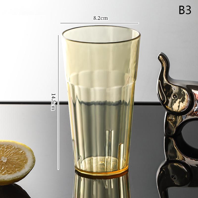 Transparent High-value Water Cup, Bar Plastic PS Beer Cup, Transparent Foreign Wine Cup, Household Mouthwash Cup