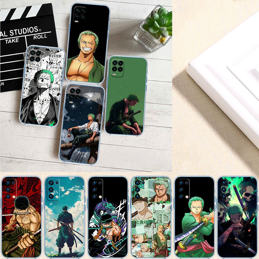 One Piece Zoro Soft Shell Transparent Phone Case for Motorola Moto Edge 20 30 40 50 S30 Fusion Ultra Pro Neo Lite + G200 G23