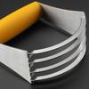 JiaWei Dough Blender And Pastry Cutter, Stainless Steel Nut, Pie, Pastry And Dough Cutter And Scraper, Multipurpose Baking Tools With Soft Grip H fic
