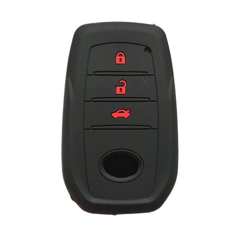 Silicone Car Key Case Cover For Toyota Chr Rav4 Auris Avensis Prius Aygo Camry Corolla Land Cruiser 200 Prado Crown Key