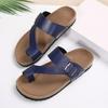 Fashion Fashion Pu Leather Clip Toe Sandals Women Summer 2025 Buckle Decor Platform Slippers Woman Thick Bottom Non Slip Flip Flops