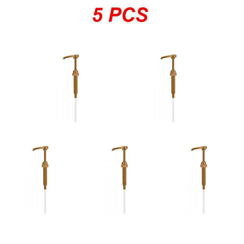 1/3/5pcs Soap Pump Syrup Pump Black Liquid Soap Dispenser Reusable Juice Bottle Dispenser Pump Durable Household Kitchen Gadgets