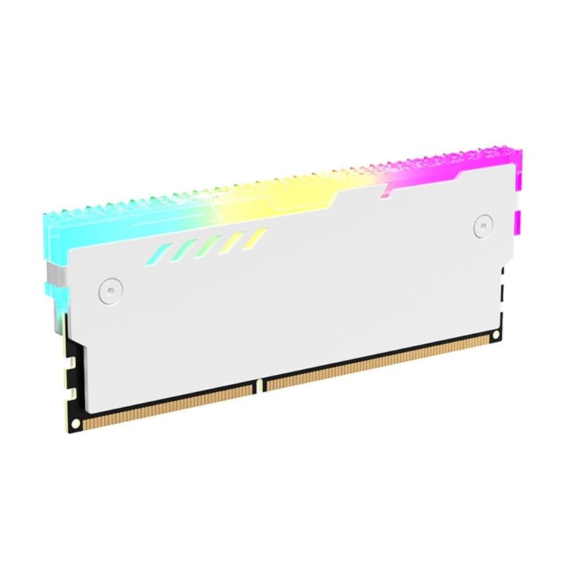 PC Memory Heatsink Cooling 5V 3PIN ARGB for Desktop Computer Memory DDR3 DDR4 DDR5 Temperature Dissipation Aluminum