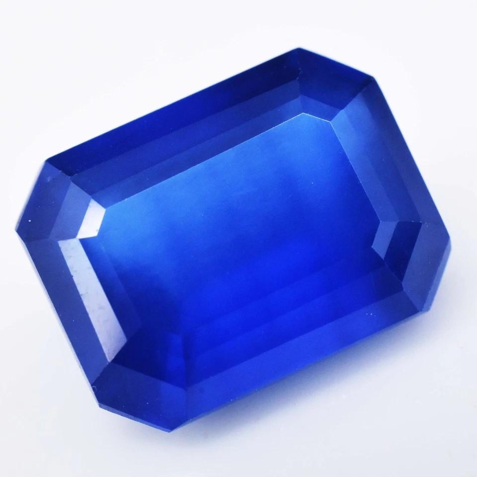 Natural Teal Sapphire 12.10Ct Radiant Cut Certified Flawless Loose Gemstone