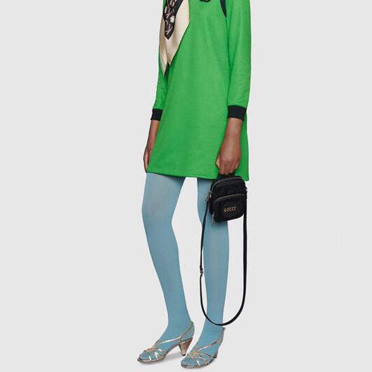 Gucci Serie Ecológica Off The Grid Bolso Cruzado Tote con Parche de Cuero y Nailon Unisex Negro 643882-H9HLN-1000