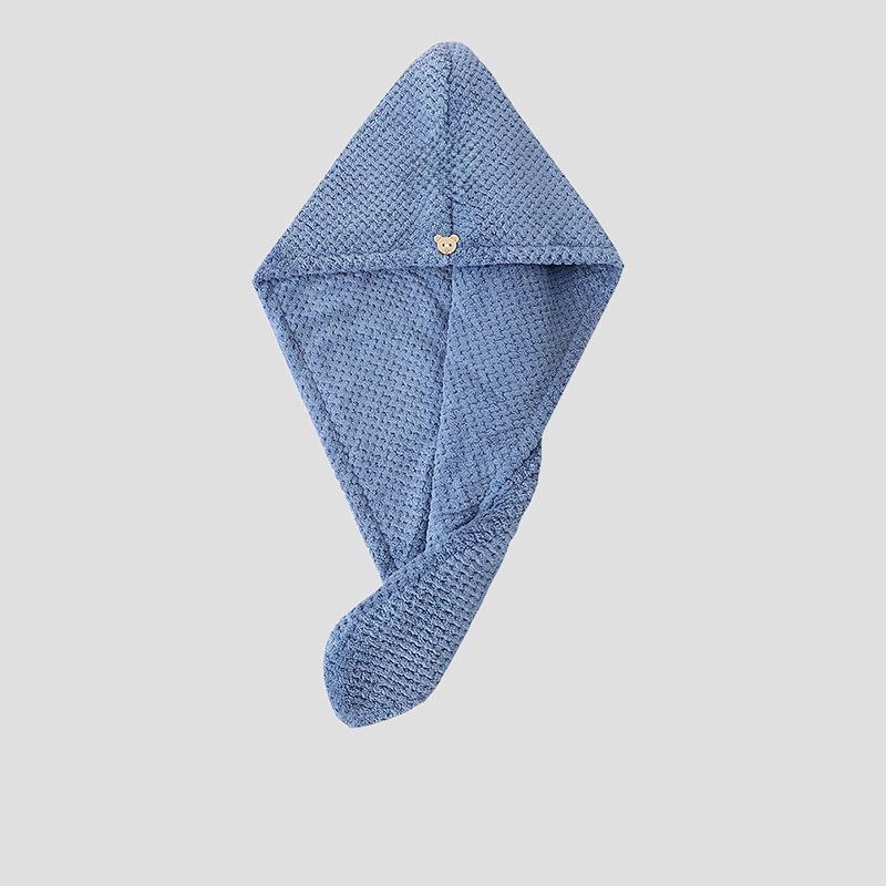 Super absorpční rychleschnoucí ručník na vlasy z korálového fleecu pro ženy