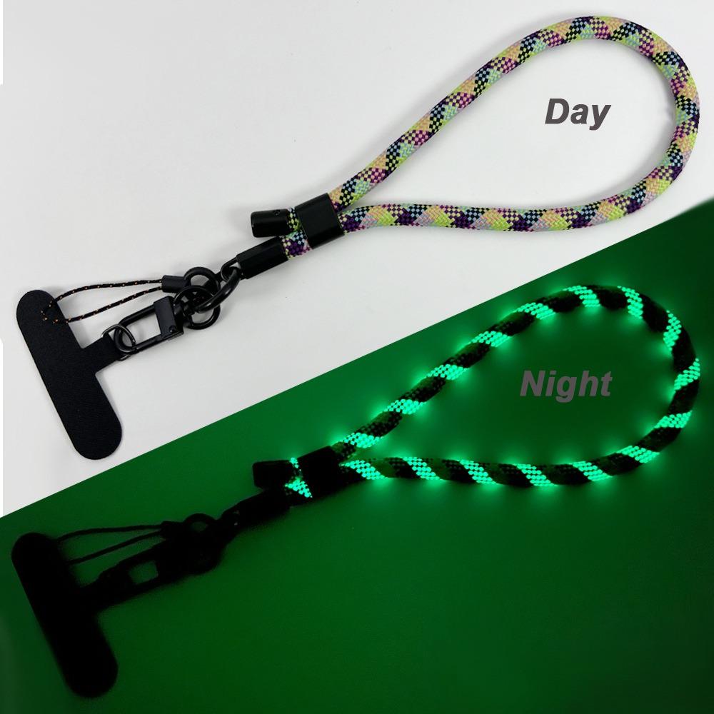

Handmade Luminous Phone Lanyard Removable Keychain Hanging Rope Creative Wrist Straps 05