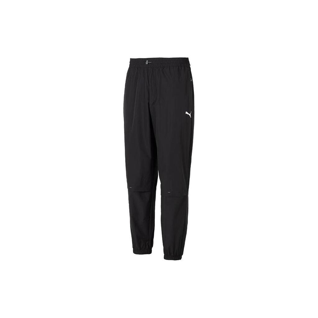 Puma Solid Color Breathable Comfortable Casual Pants Men bottoms Black 628373-01