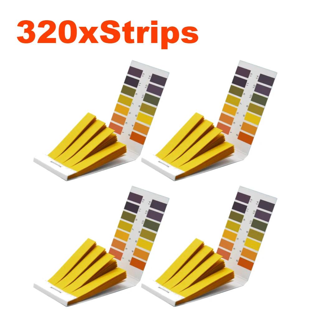 80-800Pcs PH Test Strips 1-14 PH Wide Range PH Strips for Water Urine Soil PH Controller Indicator Test Strips Tester Paper
