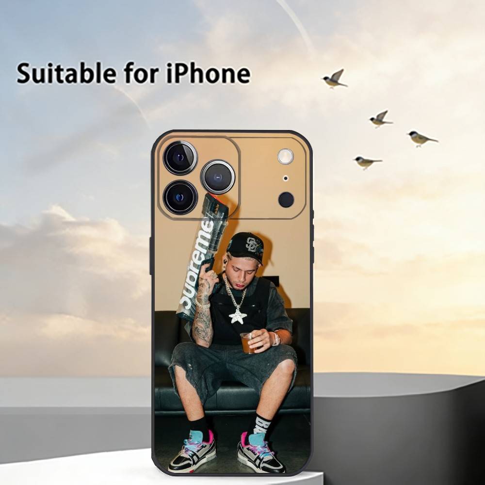 Dei V R-Rapper Bad Boy Phone Case For iPhone 17,16,15,14,13,12,11 Plus,Pro Max,XS,Soft Silicone Black Cover
