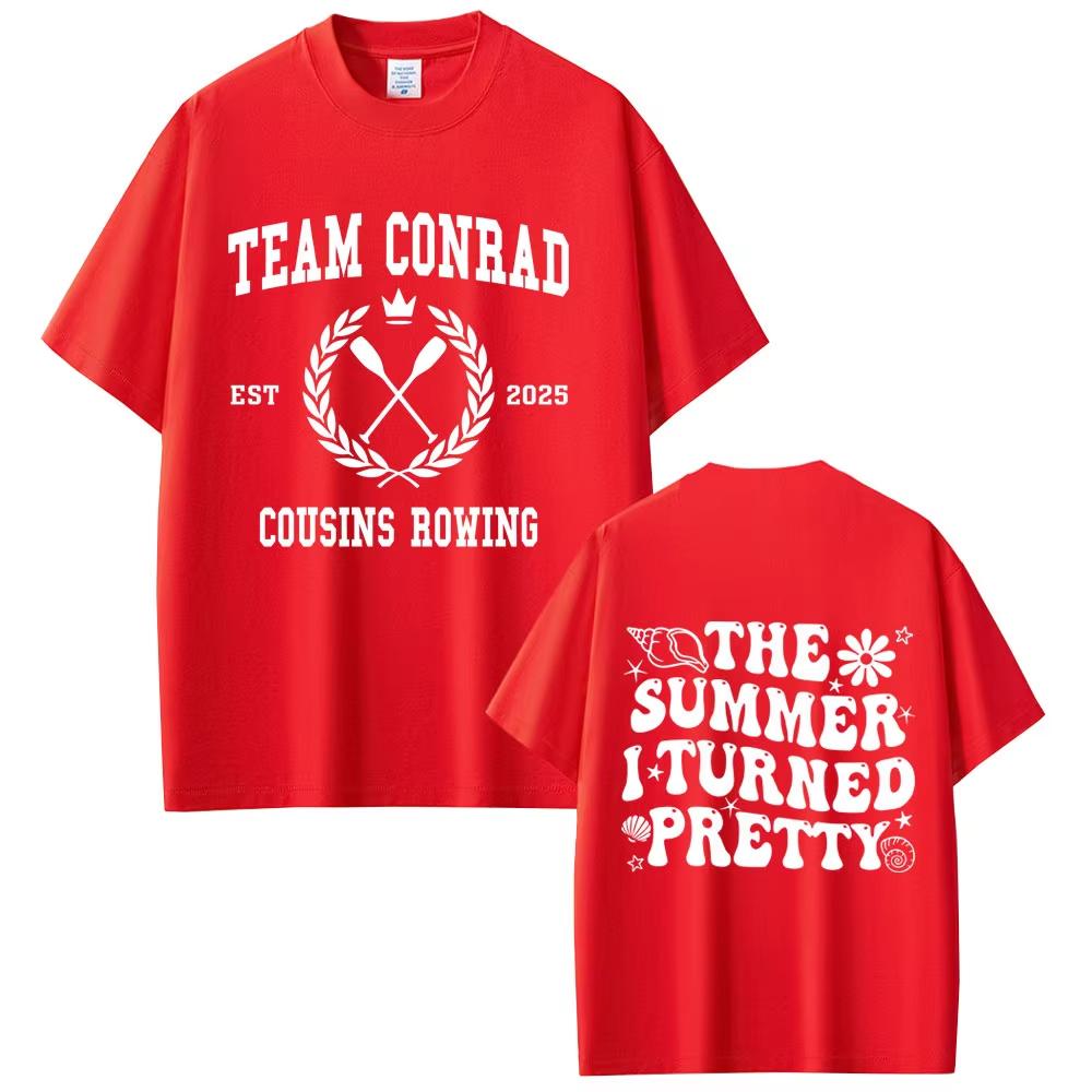 

TV Play The Summer I Turned Pretty Team Conrad Cousins Beach Print T-shirts Men Women Casual Cotton Vintage Short Sleeve T Shirt 4XL