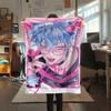 1PC Alien Stage Print Flannel Blanket, High quality All Seasons, Home Decor, Warmth and Comfort, Perfect for Christmas Gifts