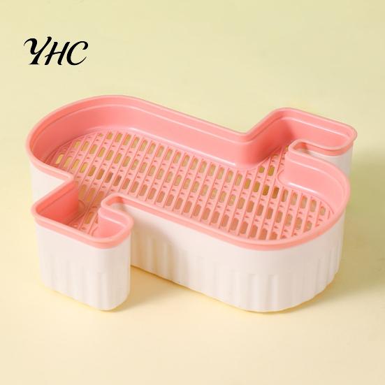 Cat Grass Planting Box Hydroponic Planter Detachable Bottom Fine Filter Hole Double Self-watering Layer Soilless Catnip Snack Growing for Garden