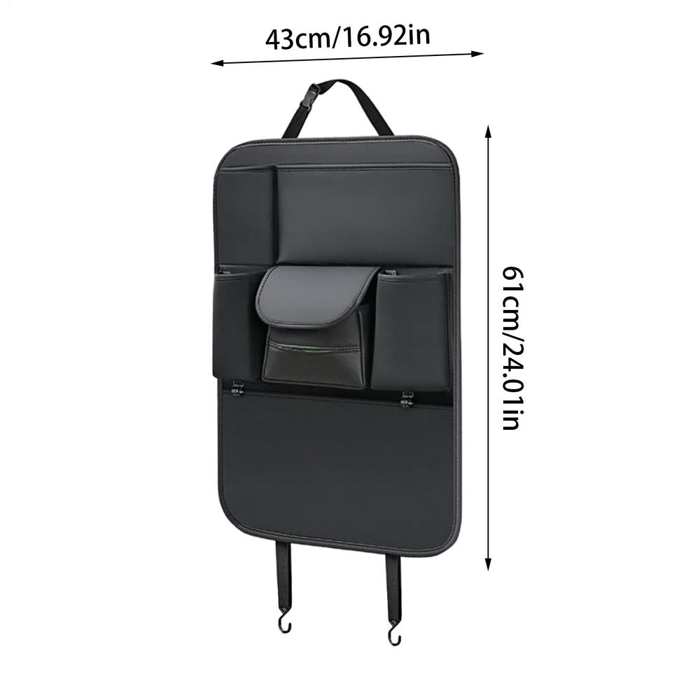 Car Seat Back Organizer Multifunctional High-Capacity Seat Back Pouch Holder Convenient Container For Traveling Outdoor
