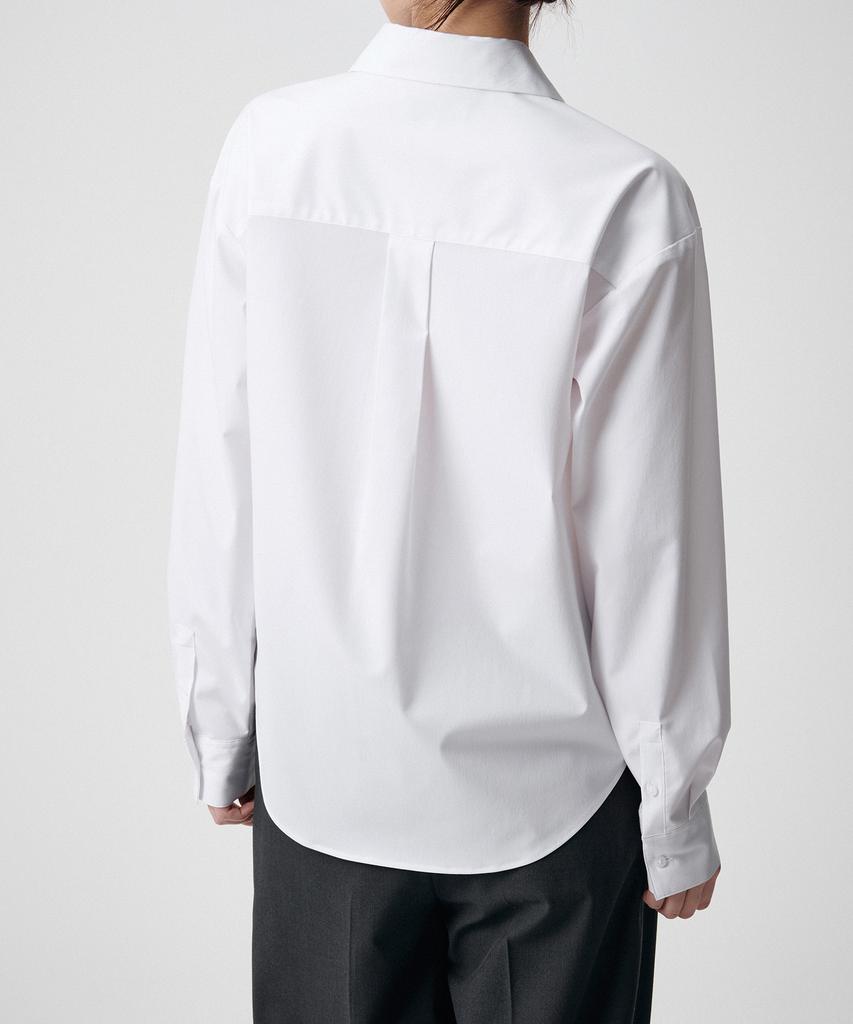 MUSINSA STANDARD WOMAN Wrinkle-Free Shirt [White]