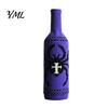 Festive Bar Accessories Halloween Wine Bottle Sweater, Reusable Knitted Champagne Cover, Pumpkin Skull Skeleton Pattern Decor Spider Sleeve Decoration