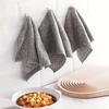 10/5PCS Gray Bamboo Charcoal Towel Thickened Super Absorbent Dishcloth Anti-grease Kitchen Wiping Rags Microfiber Cleaning Cloth