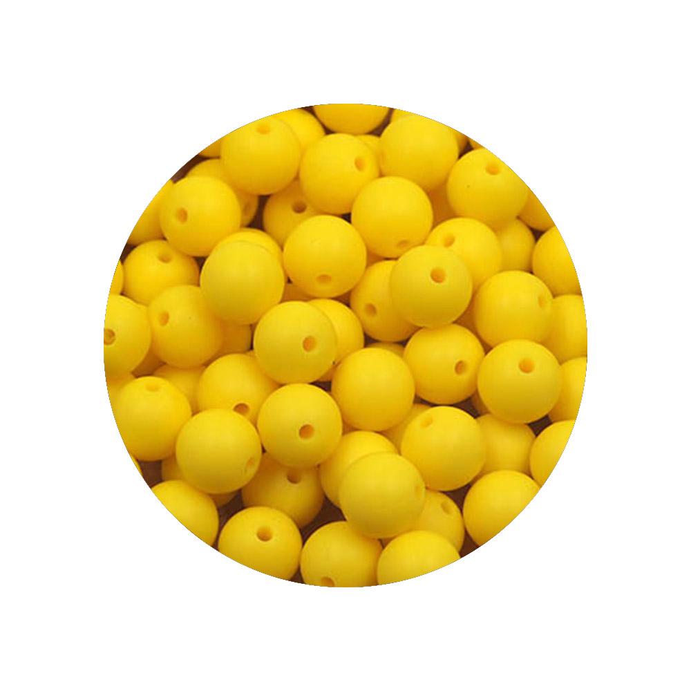 Kovict 9MM 40-80Pcs Round Silicone Bead 9MM Food Grade For Jewelry Making DIY Bracelet Pacifier Chain Accessories