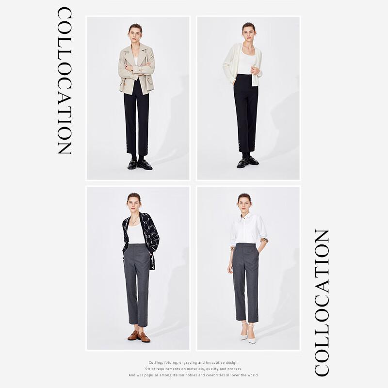 Navigare Women's Casual Cropped Trousers