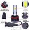 Super Bright 4x Combo H9 H11 LED Headlight High Low Beam Bulbs 8000K Blue Kit