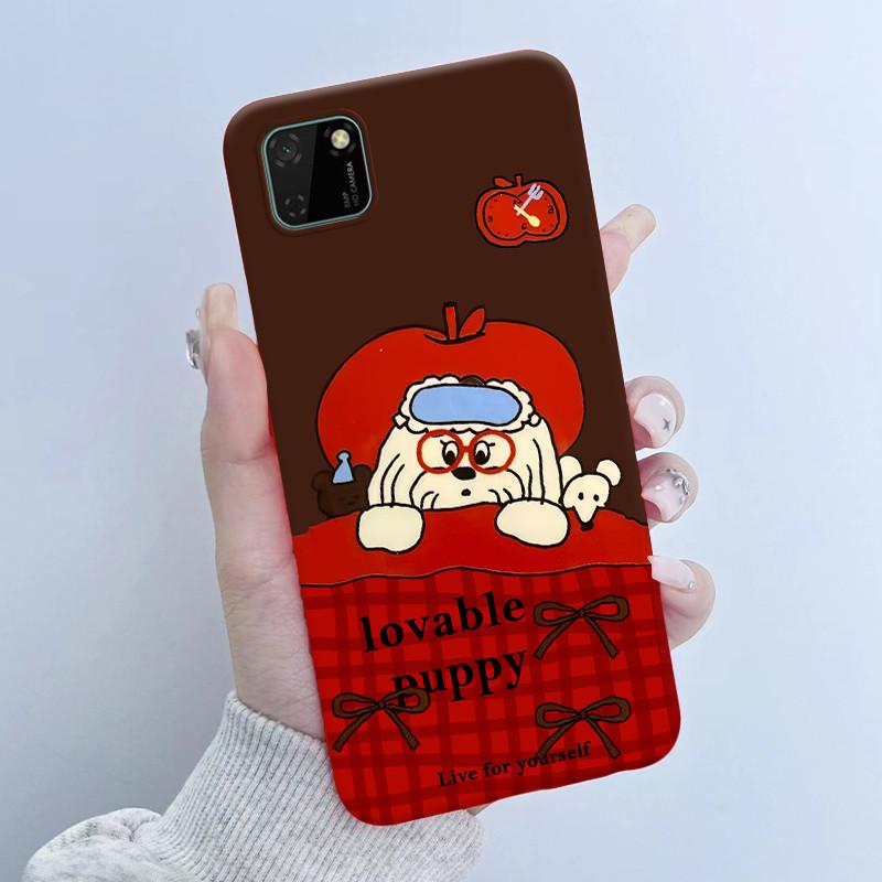 For Huawei Y5p Phone Case DRA-LX9 Butterfly Flower Girl Design Soft Silicone TPU Back Housing for Honor 9S HuaweiY5p Y 5p Covers