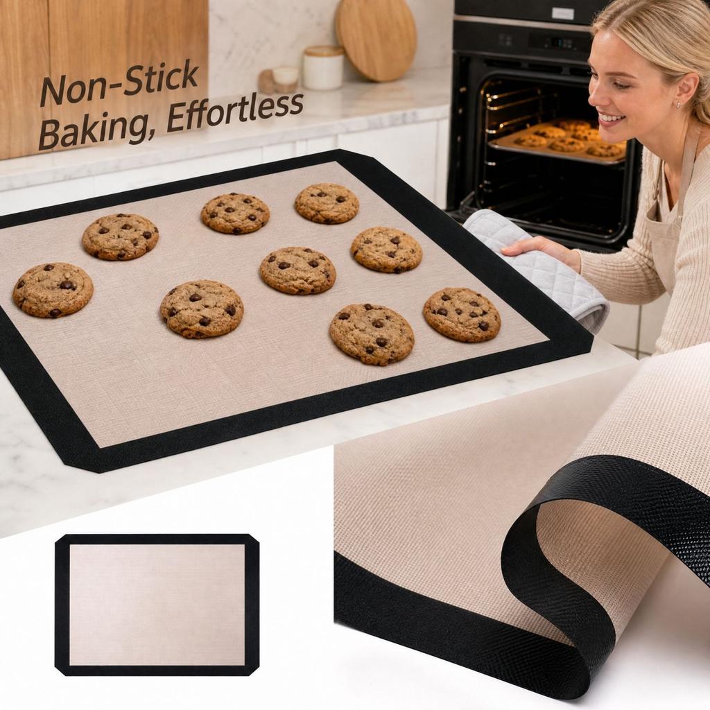 Silicone Oven Liner, 40 30 Cm, Reusable Baking for Oven and Grill