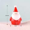 Christmas Tree Santa Claus Snowman Ornaments Miniature Garden Decor Figurines