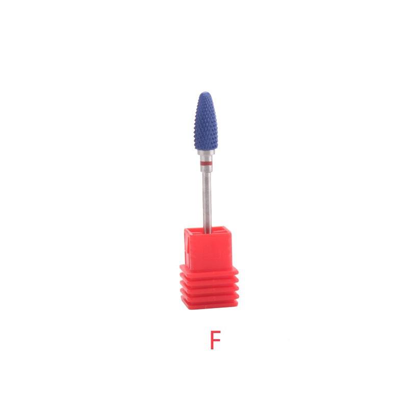 Universal Electric Nail Drill with Ceramic Blue Flame Corn Kernel Bit