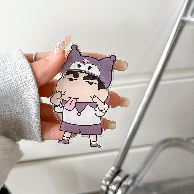 Cartoon Xiaoxin Cute Fun Mobile Phone Airbag Bracket Back Sticker Retractable Desktop Rotatable Watching Drama Support Rack