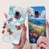 For Samsung Galaxy S9 Case SM-G960F Cover Fashion Flower Soft Slim Back Cover For Samsung S9 Plus S 9 GalaxyS9 S9+ SM-G965F Capa