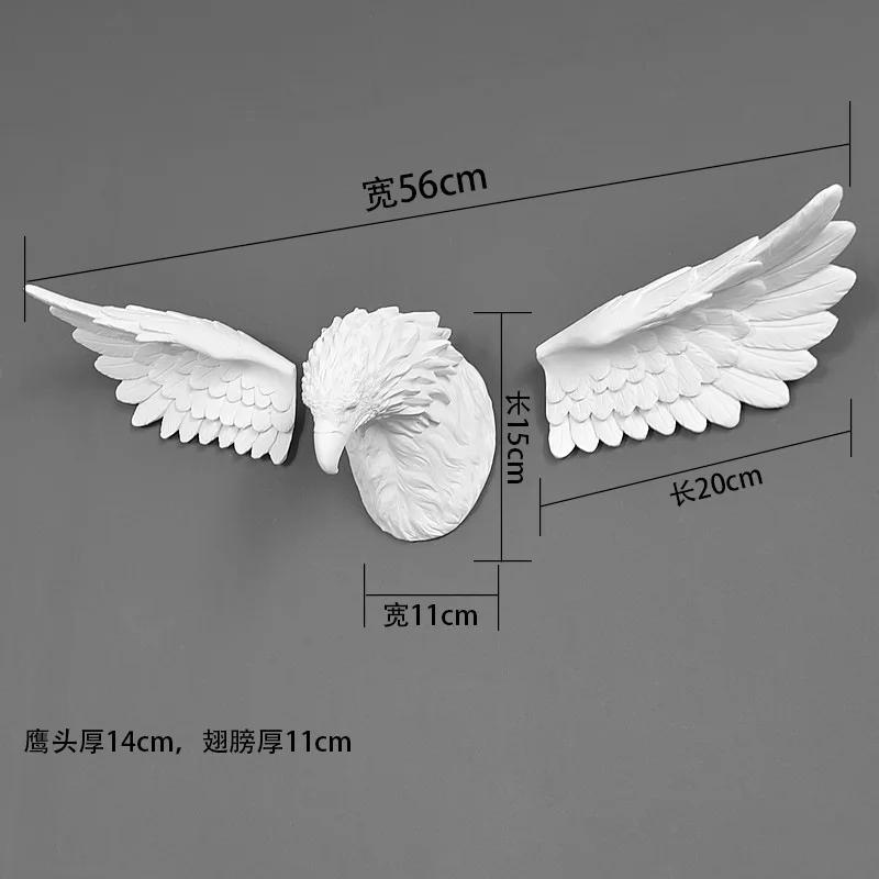 

Большой размер 3D Голова орла, Статуя, Скульптура, Украшения, Украшения для стен гостиной, Фигурки животных, Подвесной декор, Винтажное искусство белый