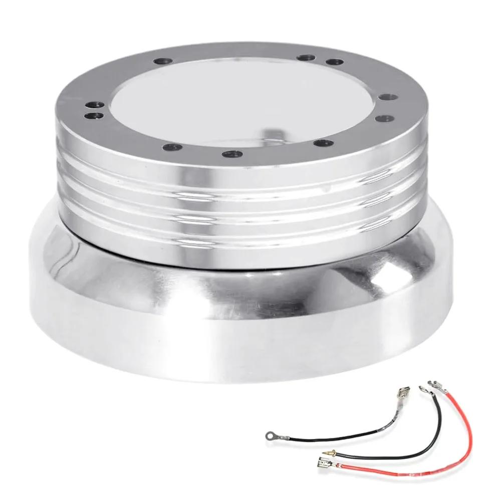 Car 5 & 6 Hole Billet Steering Wheel Hub Adapter For Chevrolet Car Steering Wheel Polished Hub Adapter Modification Accessories серебряный