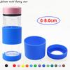 Silicone World 2pcs/set 8.0CM Silicone Cup Cover 80MM Cup Bottom Protective Cover Cup Sleeve Non-slip Heat Insulation Cup Cover